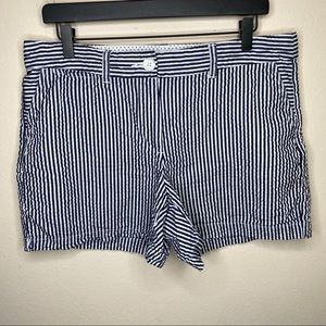 Crown & Ivy Black & White Striped Shorts Size 13